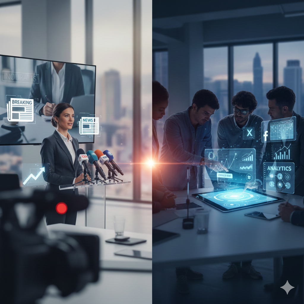 Assessoria de Imprensa e Marketing Digital: diferenças, complementaridades e como usar as duas estratégias para fortalecer sua marca